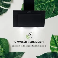 Athena Dunstabzugshaube 60cm Abluft: 350 M³/h LED Schwarz -Küche Zu Hause 10033766 de 0009 logo