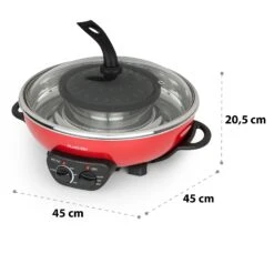 Szechuan Hot Pot Und Grillplatte 5l Vol. 1350 W, 600 W Rot -Küche Zu Hause 10033779 yy 0009 logo