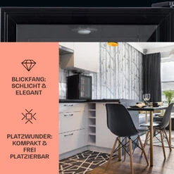 Brooklyn 42 Mini-Kühlschrank Glastür LED Ablage 10 Brooklyn 42 Mini-Kühlschrank Glastür LED Ablage -Küche Zu Hause 10033822 de 0003 usp