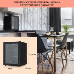 Brooklyn 42 Mini-Kühlschrank Glastür LED Ablage 13 Brooklyn 42 Mini-Kühlschrank Glastür LED Ablage -Küche Zu Hause 10033822 de 0006 usp