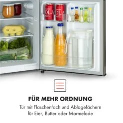 Big Daddy Cool Kühl-Gefrierkombination 61/25 Liter 2 Ebenen Edelstahl 15 Big Daddy Cool Kühl-Gefrierkombination 61/25 Liter 2 Ebenen Edelstahl -Küche Zu Hause 10034005 de 0004 logo