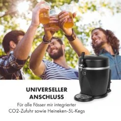 Tap2Go Mobile 2-in1 Bierzapfanlage Mit Getränkekühler 5l/13l Schwarz 12 Tap2Go Mobile 2-in1 Bierzapfanlage Mit Getränkekühler 5l/13l Schwarz -Küche Zu Hause 10034006 de 0004 logo
