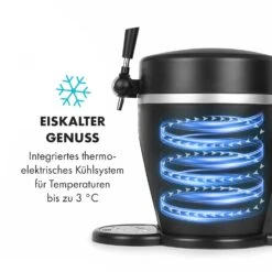 Tap2Go Mobile 2-in1 Bierzapfanlage Mit Getränkekühler 5l/13l Schwarz 13 Tap2Go Mobile 2-in1 Bierzapfanlage Mit Getränkekühler 5l/13l Schwarz -Küche Zu Hause 10034006 de 0005 logo