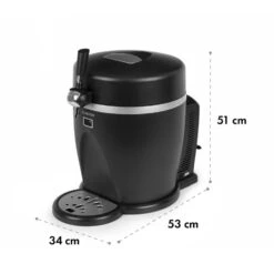 Tap2Go Mobile 2-in1 Bierzapfanlage Mit Getränkekühler 5l/13l Schwarz 17 Tap2Go Mobile 2-in1 Bierzapfanlage Mit Getränkekühler 5l/13l Schwarz -Küche Zu Hause 10034006 yy 0010 logo Klarstein Tap2Go mobile Bierzapfanlage schwarz