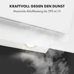 Helena 90 Dunstabzugshaube 595 M³/h LED-Display Weiß -Küche Zu Hause 10034103 de 0005 logo