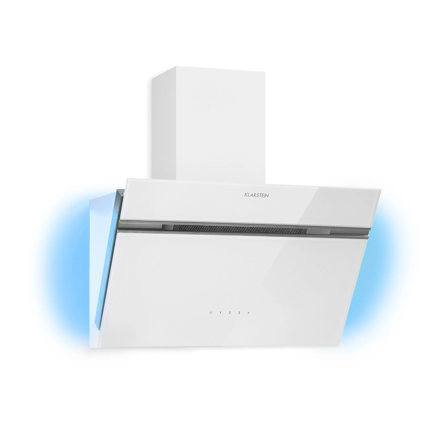 Alina Dunstabzugshaube 600 M³/h LED-Display Ambientelicht Glasfront 1 Alina Dunstabzugshaube 600 M³/h LED-Display Ambientelicht Glasfront