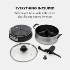 Jam Session Marmeladen- Und Geleekocher 1000W 2 Automatikprogramme 16 Jam Session Marmeladen- Und Geleekocher 1000W 2 Automatikprogramme -Küche Zu Hause 10034109 yy 0008 logo Klarstein Jam Session Marmeladen und Geleekocher