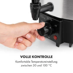 Biggie Eco Einkochautomat & Getränkespender 1000W 30-100°C Zapfhahn 9l -Küche Zu Hause 10034147 de 0003 logo