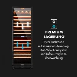 Vinovilla Grande 162 Built-in Duo Onyx Weinkühlschrank 425 Ltr 162 Fl. -Küche Zu Hause 10034157 de 0007 logo