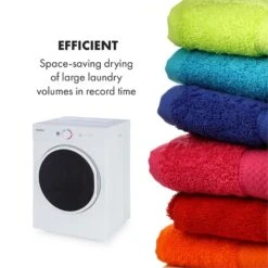 Jet Set Mini-Wäschetrockner Ablufttrockner 1020W EEK C 3kg 50cm Weiß -Küche Zu Hause 10034158 yy 0005 logo Klarstein Jet Set Waeschetrockner weiss