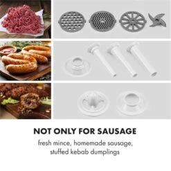 Kraftprotz Elektrischer Fleischwolf 700 W Kupfermotor Edelstahl 10 Kraftprotz Elektrischer Fleischwolf 700 W Kupfermotor Edelstahl -Küche Zu Hause 10034215 yy 0003 logo Klarstein Kraftprotz elektrischer Fleischwolf weiss