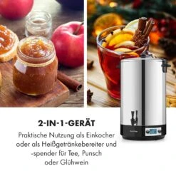 KonfiStar 50 Digital Einkocher Getränkespender 2500W 50L 100°C 180min 16 KonfiStar 50 Digital Einkocher Getränkespender 2500W 50L 100°C 180min -Küche Zu Hause 10034240 de 0007 logo