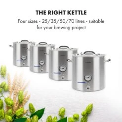 Brauheld Pur 35 Maischekessel 35 Liter Ohne Heizelement Edelstahl 12 Brauheld Pur 35 Maischekessel 35 Liter Ohne Heizelement Edelstahl -Küche Zu Hause 10034267 uk 0007 logo Klarstein Brauheld Pur 35 Maischekessel 35 Liter reedit