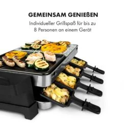 Sirloin Raclette 1500W Aluminium / Stein 8 Personen Kontroll-LED -Küche Zu Hause 10034275 de 0005 logo
