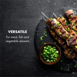 AeroVital Cube Chef Heißluftfritteuse Spießrost Zubehör Edelstahl 7 AeroVital Cube Chef Heißluftfritteuse Spießrost Zubehör Edelstahl -Küche Zu Hause 10034409 yy 0004 logo Klarstein AeroVital Cube Chef Spiessrost