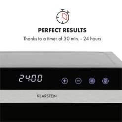 Flavour Dry Dörrautomat Temperatur: 35 - 75 °C Digitaler Thermostat -Küche Zu Hause 10034423 yy 0006 logo Klarstein Flavour Dry Doerrautomat schwarz