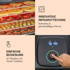 Florida Jerky Dörrautomat Infrarot 500W 4 Programme 35 Bis 75 °C 9 Florida Jerky Dörrautomat Infrarot 500W 4 Programme 35 Bis 75 °C -Küche Zu Hause 10034430 de 0003 logo