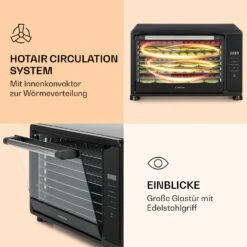 Mega Jerky Dörrautomat 650W 35-80°C LC-Touch-Display Timer 8 Ebenen -Küche Zu Hause 10034439 de 0005 logo