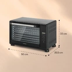 Mega Jerky Dörrautomat 650W 35-80°C LC-Touch-Display Timer 8 Ebenen -Küche Zu Hause 10034439 yy 0006 logo