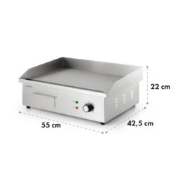 Grillmeile 3000G Elektrogrill 3000W Grillplatte 54,5x35cm Glatt -Küche Zu Hause 10034447 yy 0009 logo Klarstein Grillmeile 3000G Pro Elektrogrill glatt