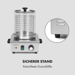 Wurstfabrik 450 Hot Dog Maker 450W 5L 30-100°C Glas Edelstahl -Küche Zu Hause 10034450 de 0007 logo