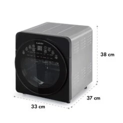 AeroVital Easy Touch Heißluftfritteuse 1700W 14l Timer 16 Programme Metallic / Schwarz -Küche Zu Hause 10034451 yy 0008 logo Klarstein AeroVital easy touch Heissluftfritteuse