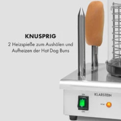 Wurstfabrik Pro 550 Hot Dog Maker 550W 2 Spieße 5L 30-100°C Edelstahl -Küche Zu Hause 10034453 de 0005 logo