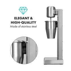 Kraftpaket Milchshake-Mixer Proteinshake 80W Edelstahl Silber 15 Kraftpaket Milchshake-Mixer Proteinshake 80W Edelstahl Silber -Küche Zu Hause 10034456 yy 0007 logo Klarstein Kraftpaket Pro Milchshake Mixer 80W