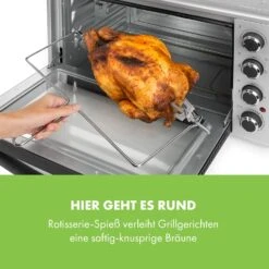 Masterchef 45 Mini-Backofen 45l 2000W 100-230 °C Timer Silber -Küche Zu Hause 10034497 de 0006 logo
