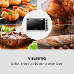 Masterchef 45 Mini-Backofen 45l 2000W 100-230 °C Timer Silber -Küche Zu Hause 10034497 de 0007 logo