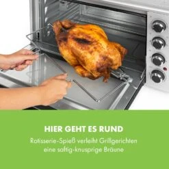 Masterchef 60 Mini-Backofen 60l 2000W 100-230 °C Timer Silber -Küche Zu Hause 10034499 de 0006 logo