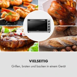 Masterchef 60 Mini-Backofen 60l 2000W 100-230 °C Timer Silber -Küche Zu Hause 10034499 de 0007 logo