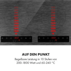 Varicook Steel Induktionskochfeld 3100W 10 Leistungsstufen Topfsensor 12 Varicook Steel Induktionskochfeld 3100W 10 Leistungsstufen Topfsensor -Küche Zu Hause 10034504 de 0004 logo
