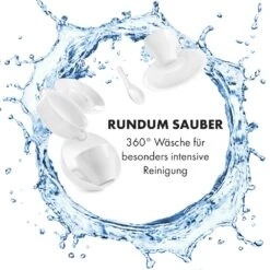 Azuria Geschirrspülmaschine 1380W 6,5L 6 Gedecke Schwarze Glasfront -Küche Zu Hause 10034510 de 0006 logo