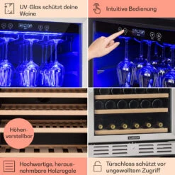 Vinovilla Grande 127 Built-in Uno Weinkühlschrank 320 Ltr 127 Fl. LED -Küche Zu Hause 10034524 DE 0005 usp