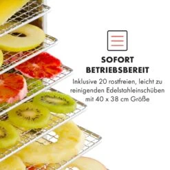 Master Jerky 300 Dörrautomat 2000W 40-90 °C 24h-Timer Edelstahl Silber -Küche Zu Hause 10034544 de 0004 logo