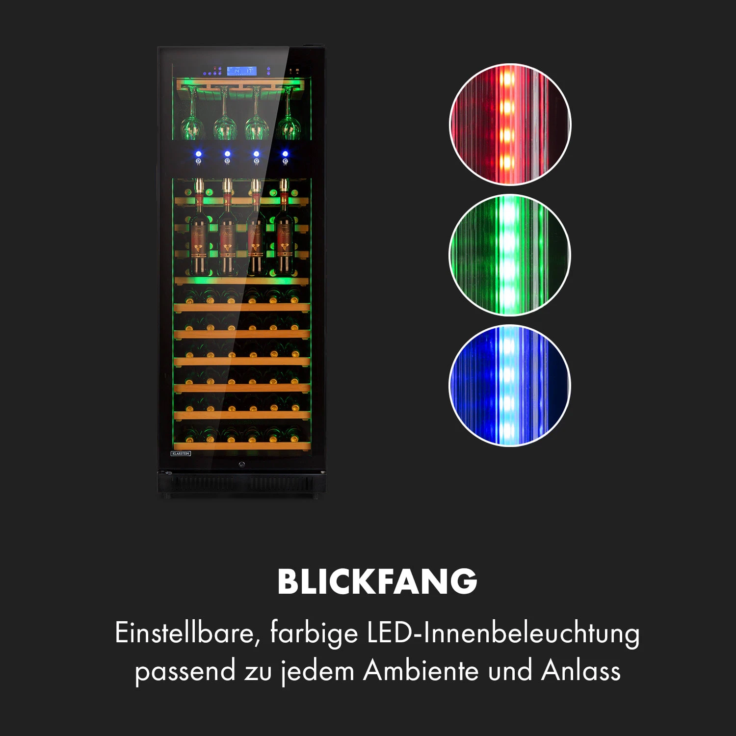 First Class 84 Weinkühlschrank 4 Dispenser 84 Fl. 5-22°C Touch Glastür 4 First Class 84 Weinkühlschrank 4 Dispenser 84 Fl. 5-22°C Touch Glastür – Bild 4
