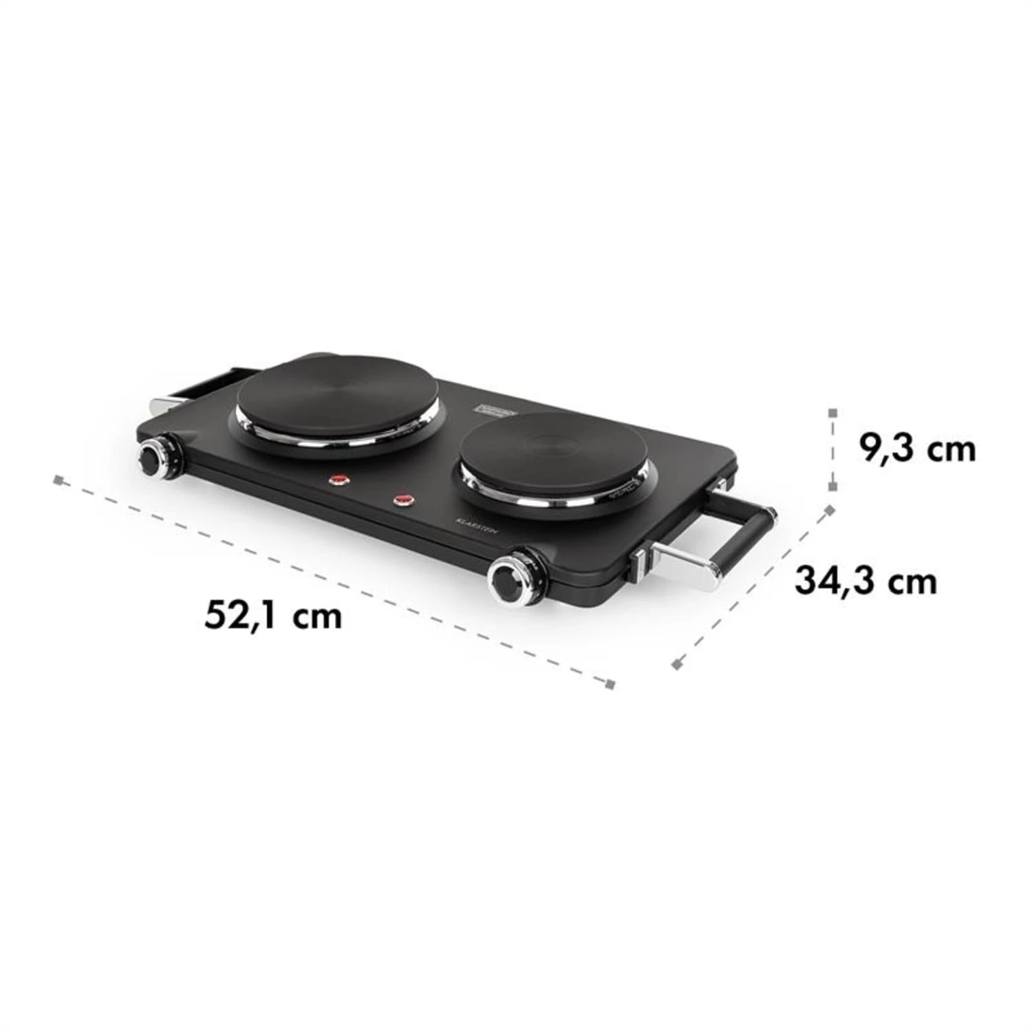 Cookorama Doppelkochplatte 1900-2250 W 150/180 Mm Ø 5 Stufen Schwarz 7 Cookorama Doppelkochplatte 1900-2250 W 150/180 Mm Ø 5 Stufen Schwarz – Bild 7