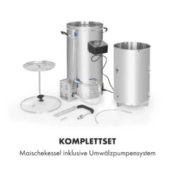 Brauheld Pro Maischekessel 2500W 30L 30-100°C Umwälzpumpe Edelstahl -Küche Zu Hause 10034586 de 0006 logo