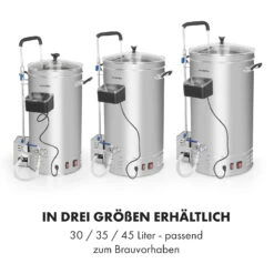 Brauheld Pro Maischekessel 2500W 30L 30-100°C Umwälzpumpe Edelstahl -Küche Zu Hause 10034586 de 0007 logo
