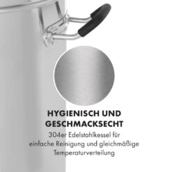 Brauheld Pro Maischekessel 2500W 30L 30-100°C Umwälzpumpe Edelstahl -Küche Zu Hause 10034586 de 0008 logo