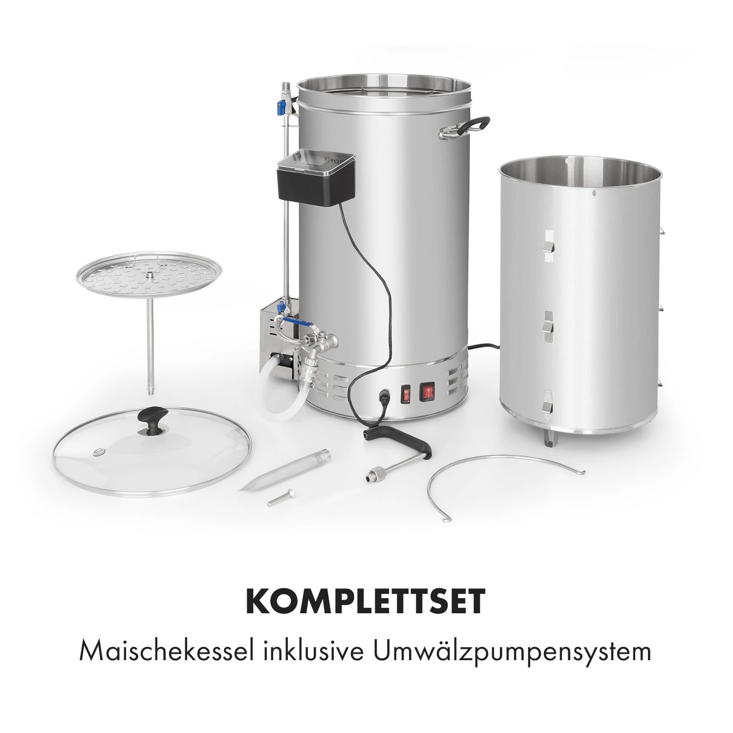 Brauheld Pro Maischekessel 2500W 35L 30-100°C Umwälzpumpe Edelstahl 6 Brauheld Pro Maischekessel 2500W 35L 30-100°C Umwälzpumpe Edelstahl – Bild 6