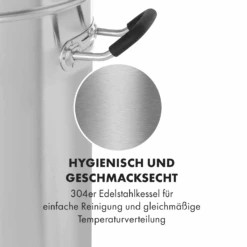 Brauheld Pro Maischekessel 3300W 45L 30-100°C Umwälzpumpe Edelstahl -Küche Zu Hause 10034588 de 0008 logo