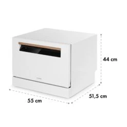 Lagoona Geschirrspülmaschine 1380W 6,5L 6 Gedecke Touch -Küche Zu Hause 10034631 yy 0011 logo Klarstein Lagoona Geschirrspuelmaschine weiss