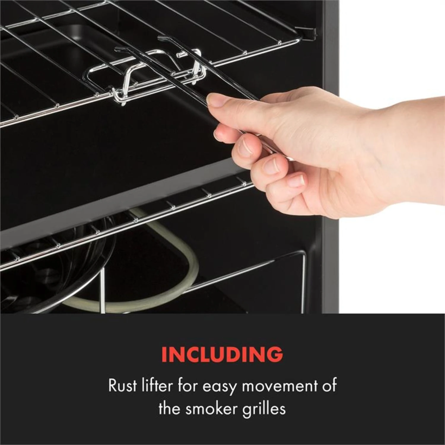 Flintstone Räucherofen 1600W Thermometer Edelstahl Elektrisch 7 Flintstone Räucherofen 1600W Thermometer Edelstahl Elektrisch – Bild 7