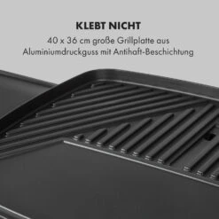 Gatsby Elektrogrill 2000W Antihaft-Grillfläche Seitentische Schwarz 12 Gatsby Elektrogrill 2000W Antihaft-Grillfläche Seitentische Schwarz -Küche Zu Hause 10034706 de 0004 logo