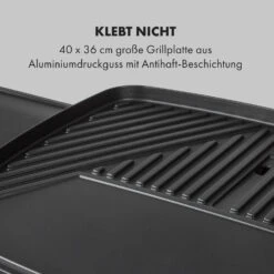 Gatsby Elektrogrill 2000W Antihaft-Grillfläche Seitentische -Küche Zu Hause 10034707 de 0004 logo