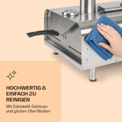 Diavolo Pizza-Pelletofen Inkl. Pizzastein Thermometer Edelstahl -Küche Zu Hause 10034709 de 0005 logo