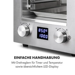 Hannibal Hochtemperaturgrill Indoor 2.200W 850°C Edelstahl Silber -Küche Zu Hause 10034803 de 0005 logo