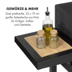 Meat Machine Holzkohlegrill BBQ 45x32,5cm Thermometer Bodenrollen -Küche Zu Hause 10034819 de 0005 logo
